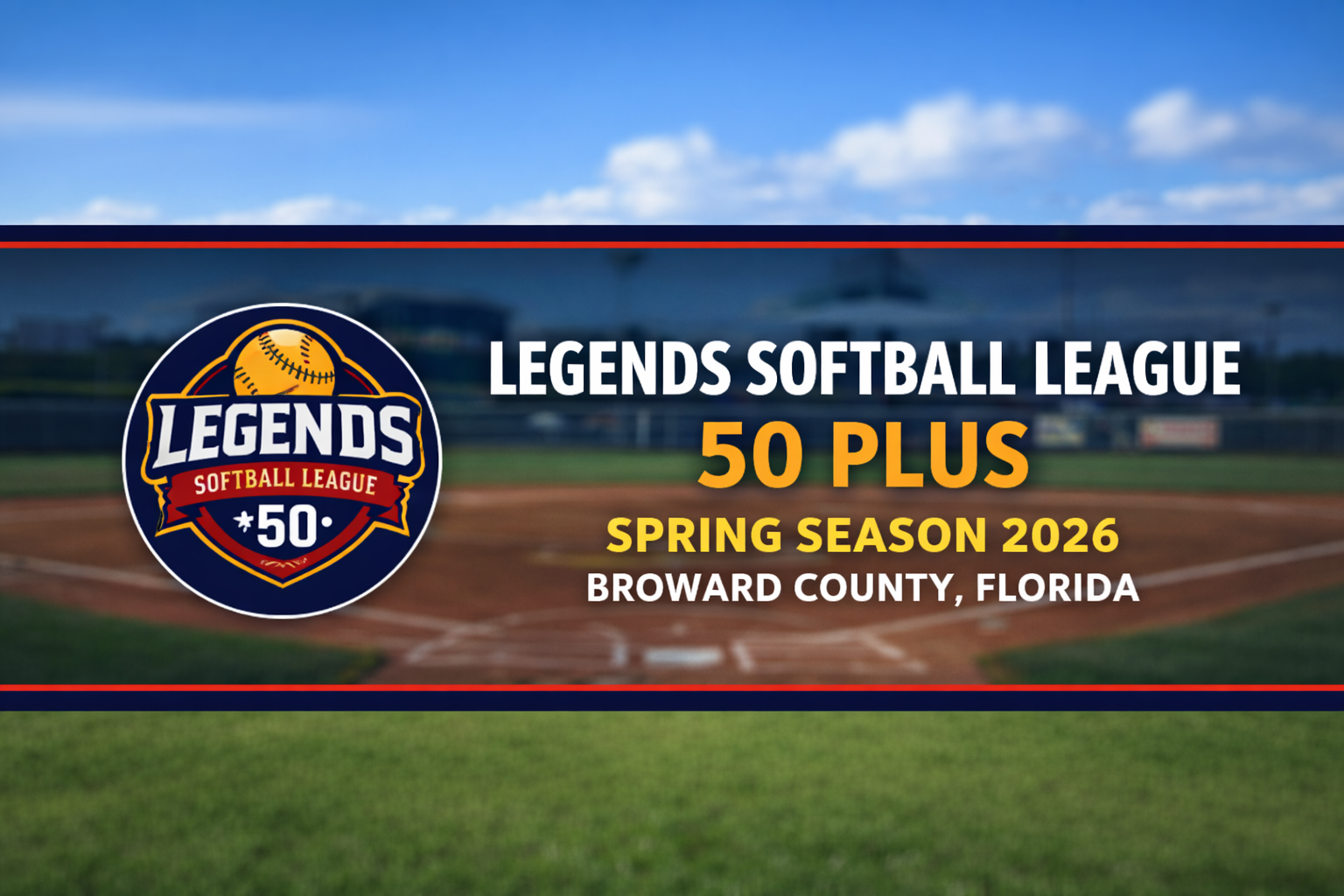 Inauguración oficial de la Legends Softball League 50 Plus – Temporada Primavera 2026